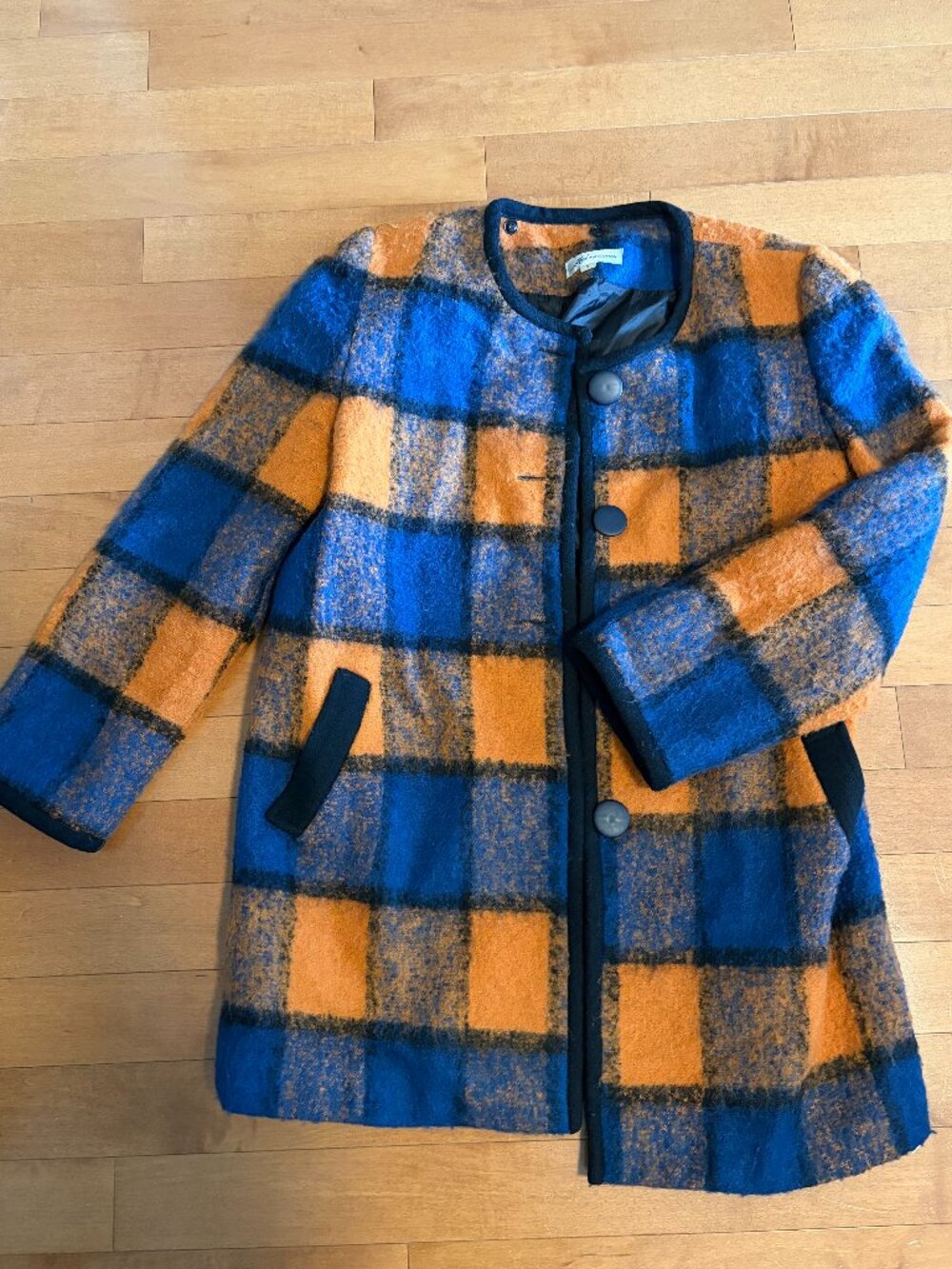 Vintage plaid coat